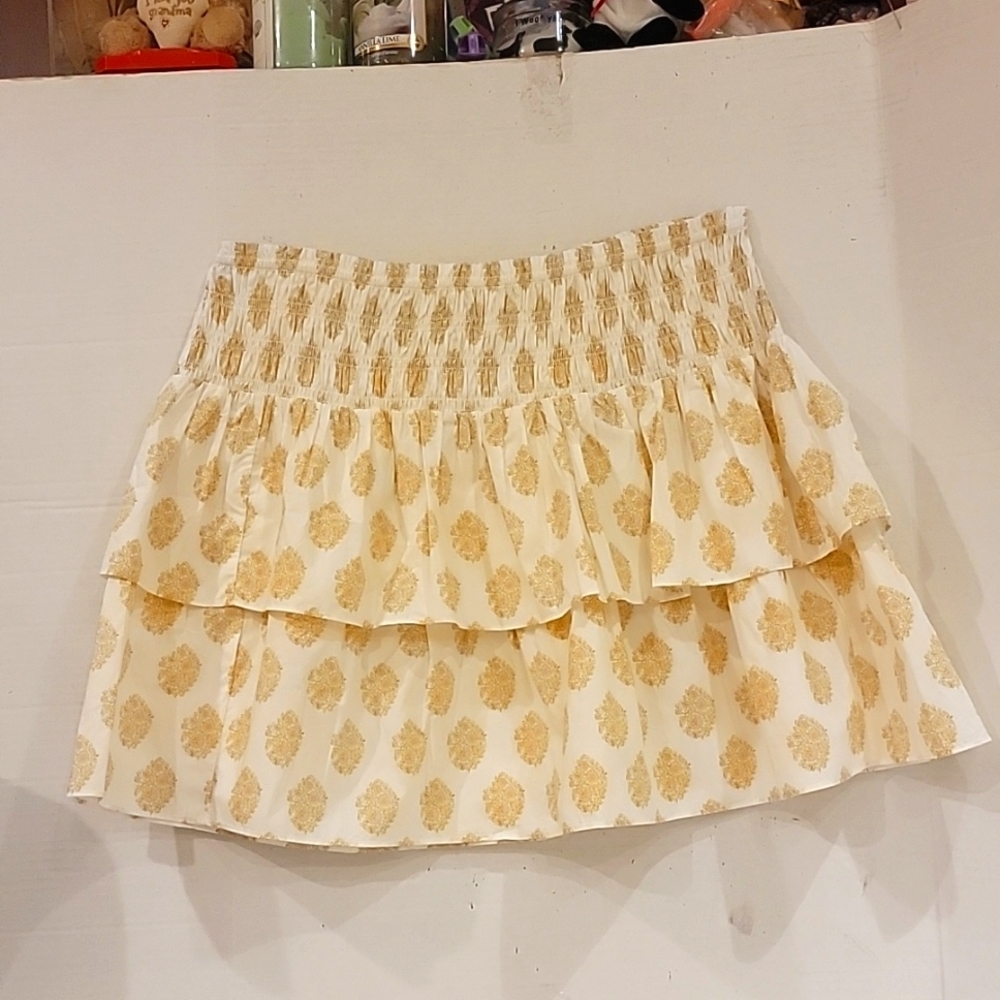 NWT - J.‎ CREW RUFFLED SKIRT (sz 2X)